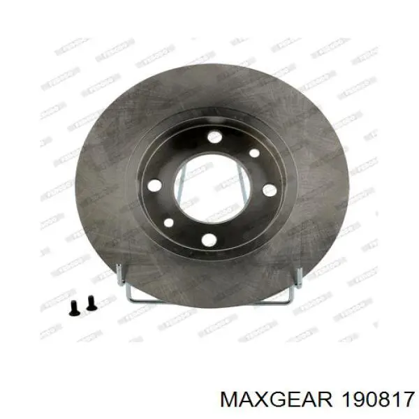 190817 Maxgear диск гальмівний задній