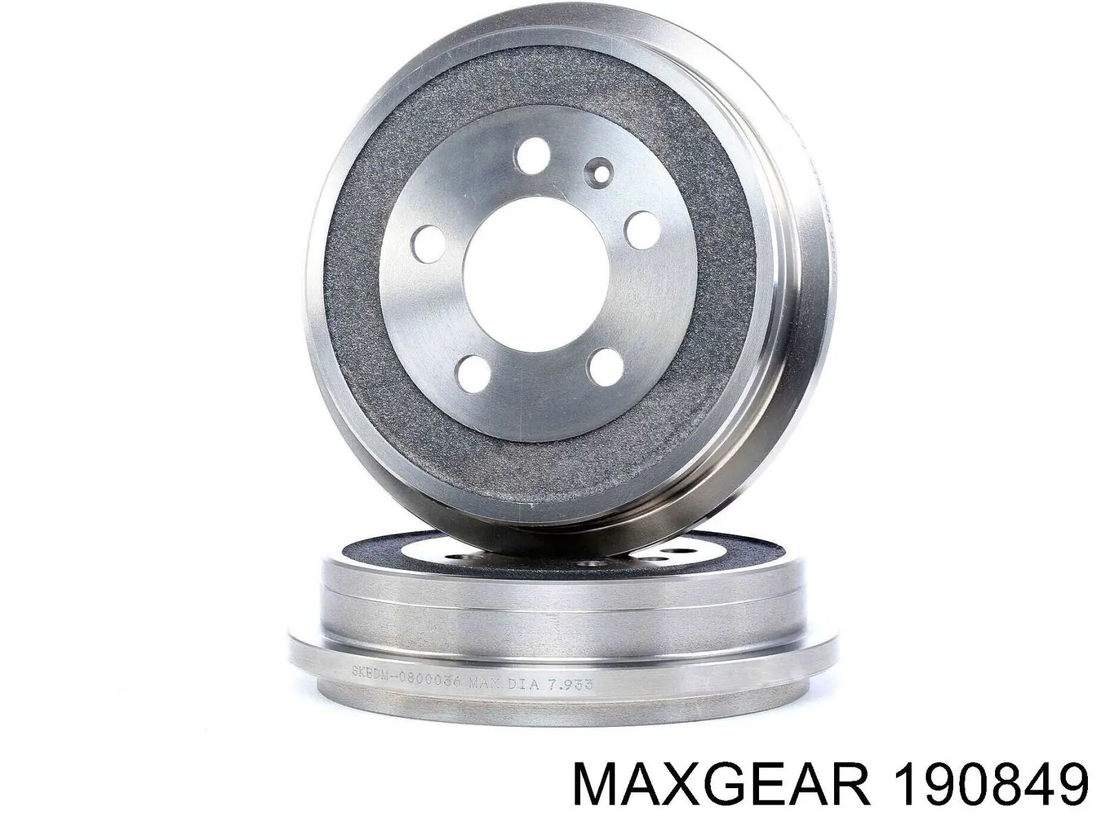 Барабан гальмівний задній Maxgear 190849