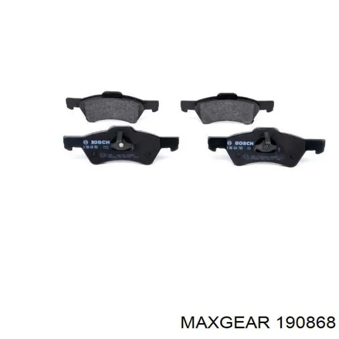 Передні тормозні колодки 190868 Maxgear