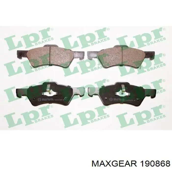 Гальмівні колодки Maxgear 190868 ціна, від 23.12 USD