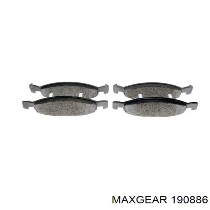 Гальмівні колодки Maxgear 190886 ціна, від 32.05 USD