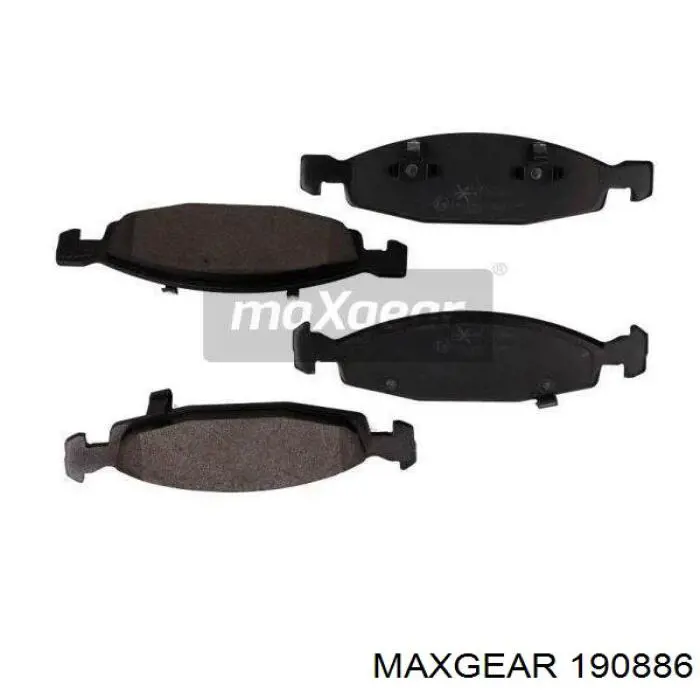 190886 Maxgear Передні гальмівні колодки