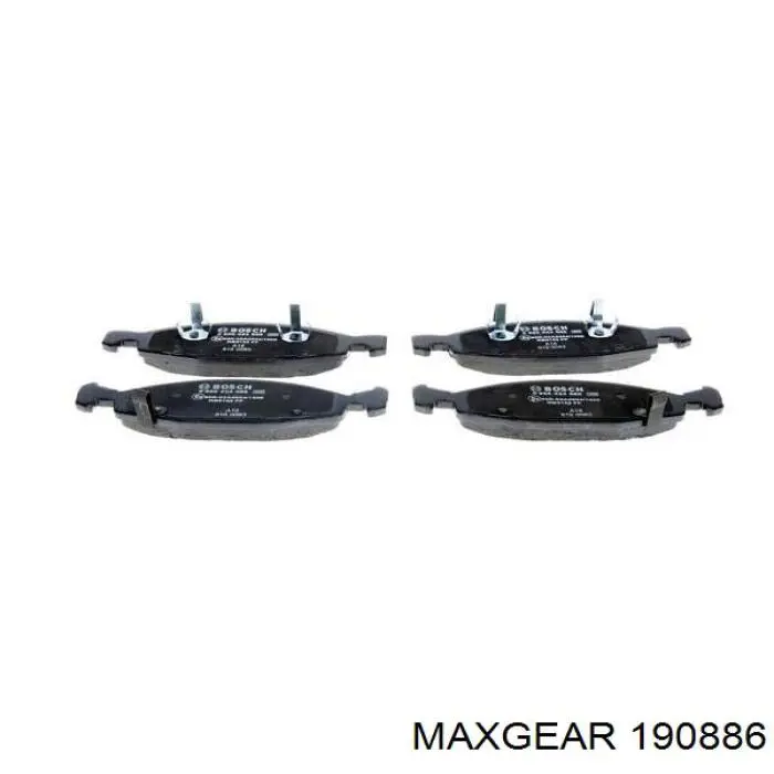 Купити 190886 Maxgear Колодки гальмівні передні, дискові