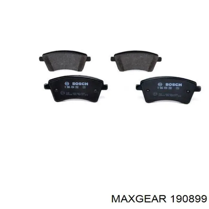 190899 Maxgear Передні гальмівні колодки