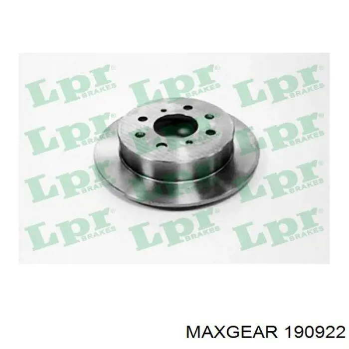 Купити 190922 Maxgear Диск заднього гальма