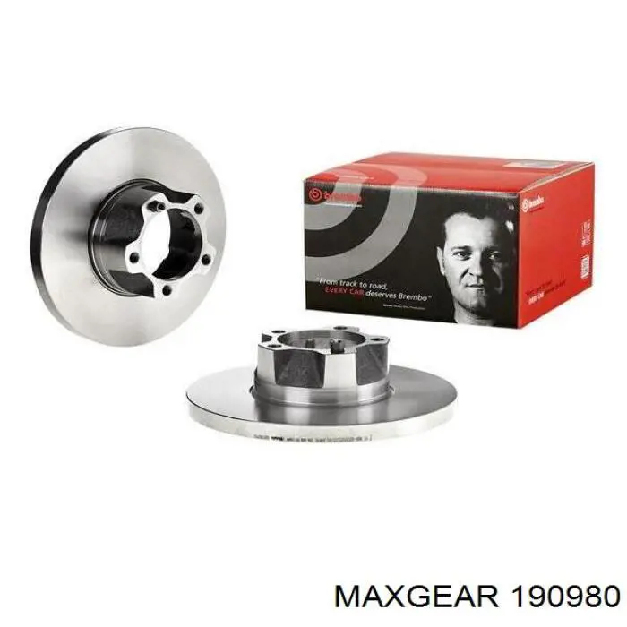 Гальмівні диски передні 190980 Maxgear