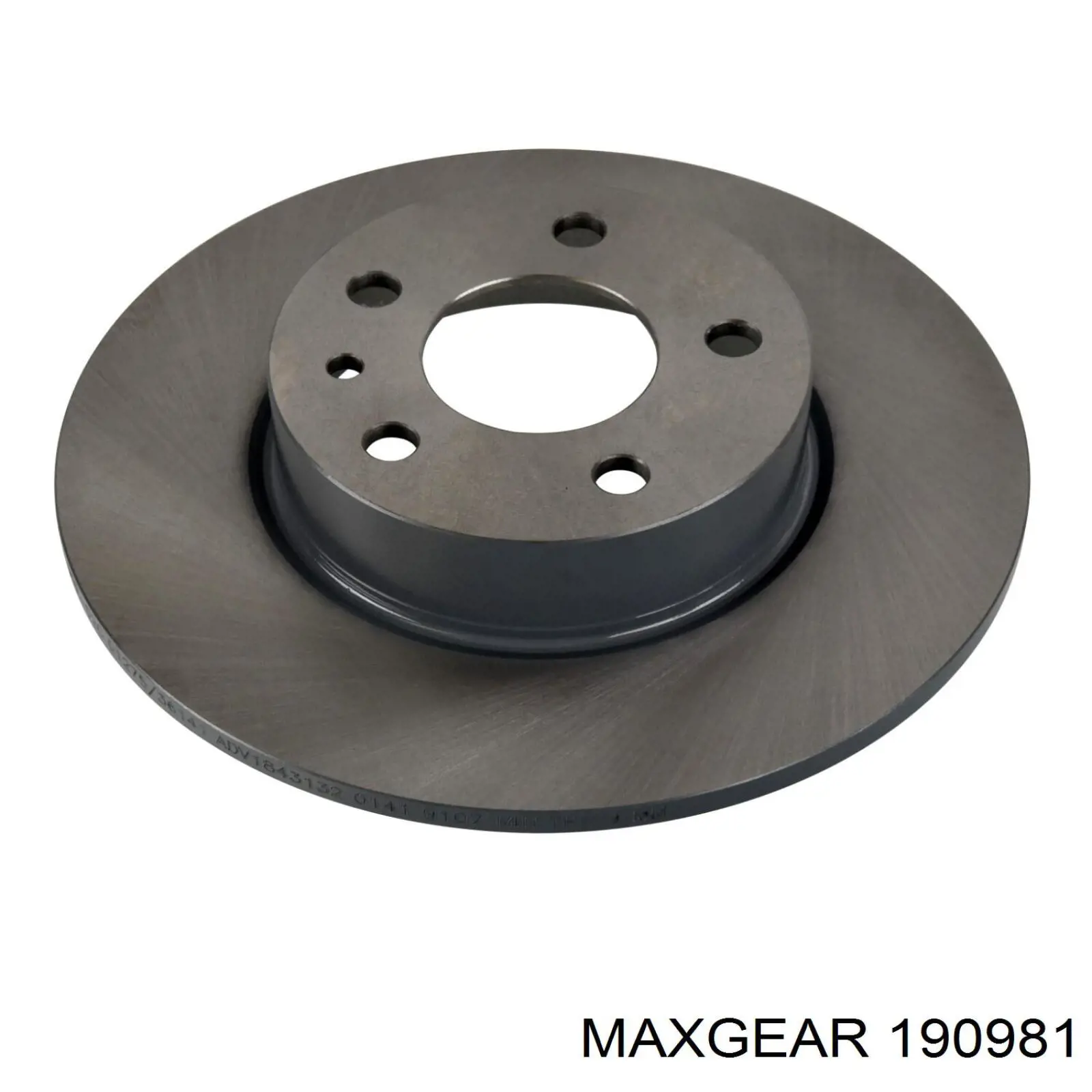 Купити 190981 Maxgear Диск заднього гальма