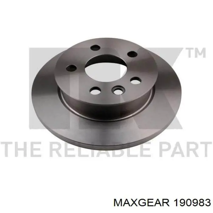 Купити 190983 Maxgear Ротор гальмівний