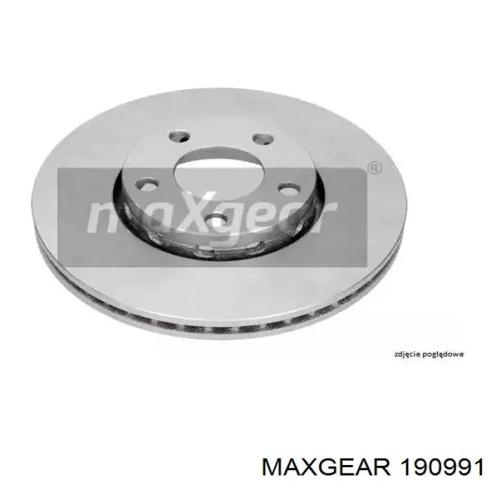 Гальмівні диски передні 190991 Maxgear