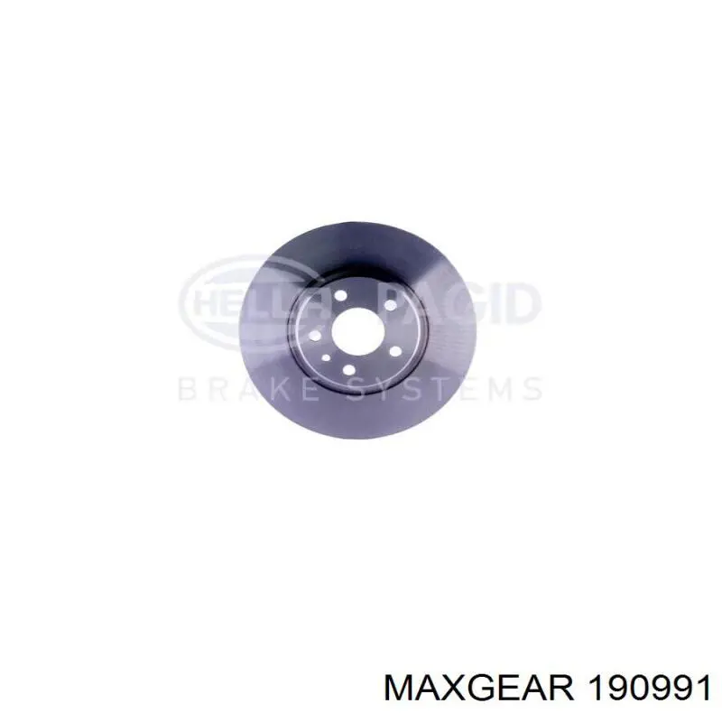 190991 Maxgear диск гальмівний передній