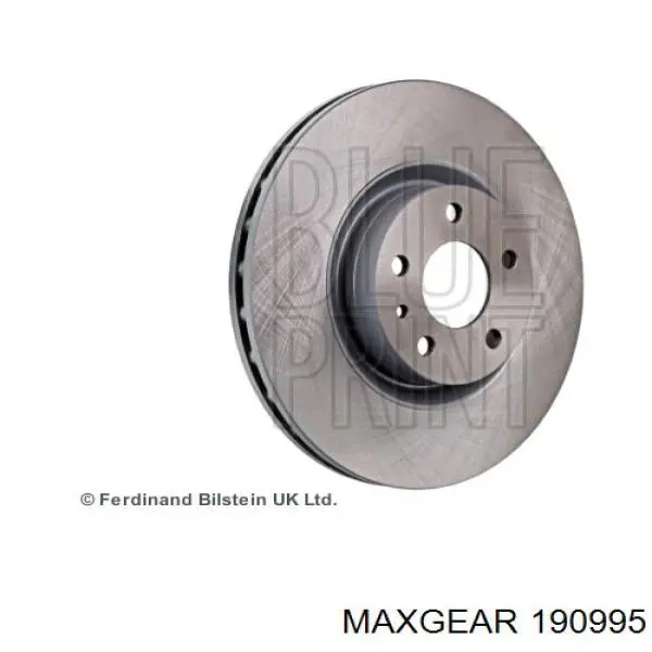 Диск гальмівний передній Maxgear 190995