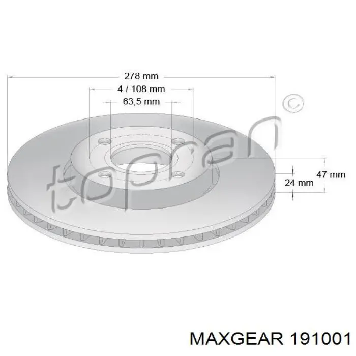 Купити 6676462 Ford Ротор гальмівний
