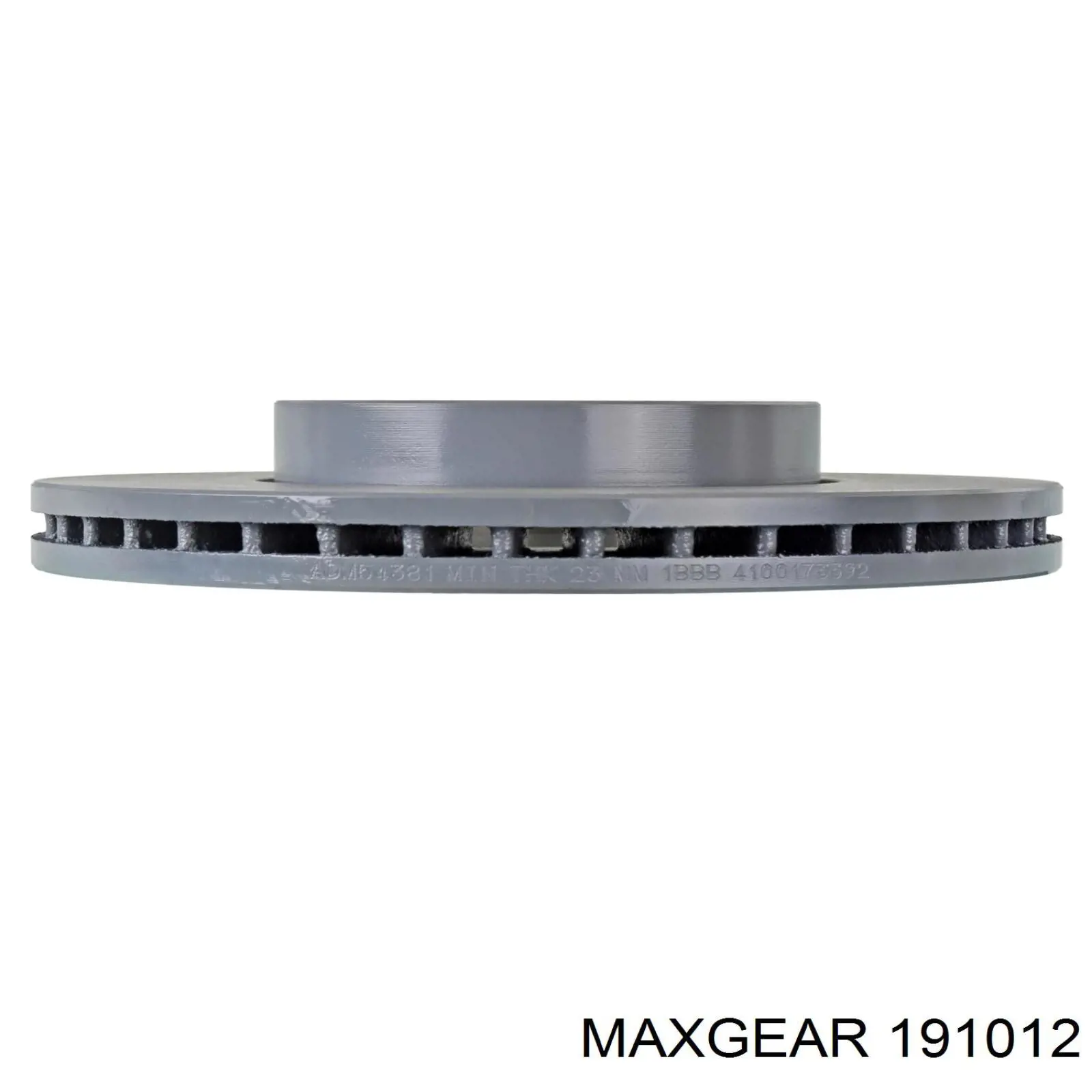 Диск гальмівний передній Maxgear 191012