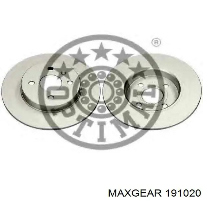 Купити 191020 Maxgear Диск заднього гальма