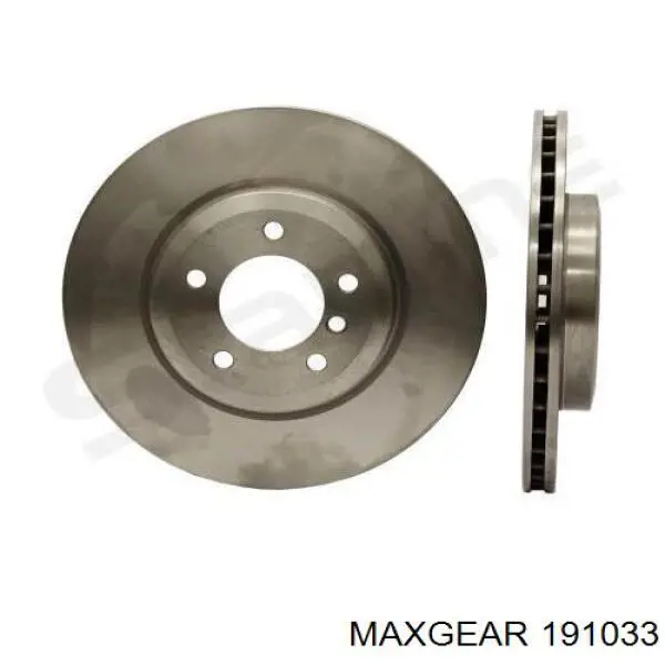 Гальмівні диски передні 191033 Maxgear
