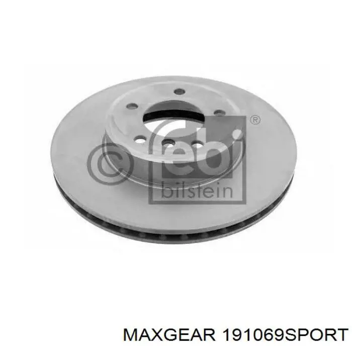 Гальмівні диски передні 191069SPORT Maxgear