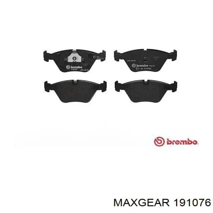 Передні тормозні колодки 191076 Maxgear