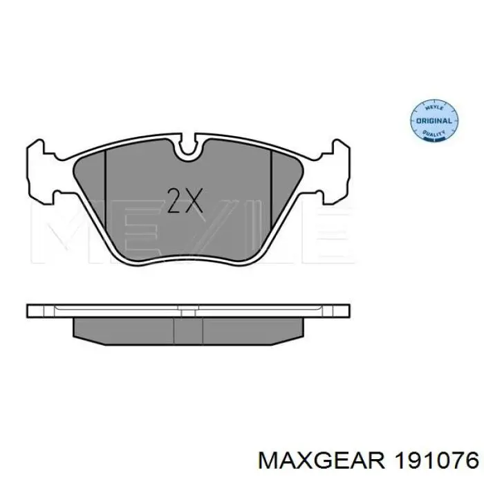 Гальмівні колодки Maxgear 191076 ціна, від 20.87 USD