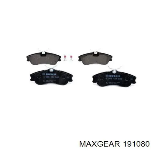 Передні тормозні колодки 191080 Maxgear