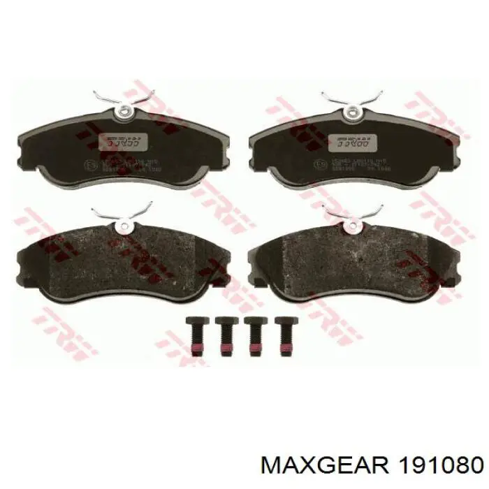 Купити 191080 Maxgear Колодки гальмівні передні, дискові