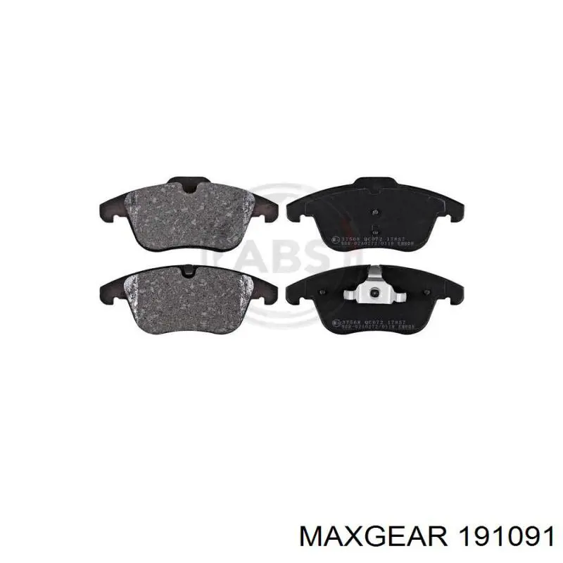 Тормозні колодки Maxgear 191091