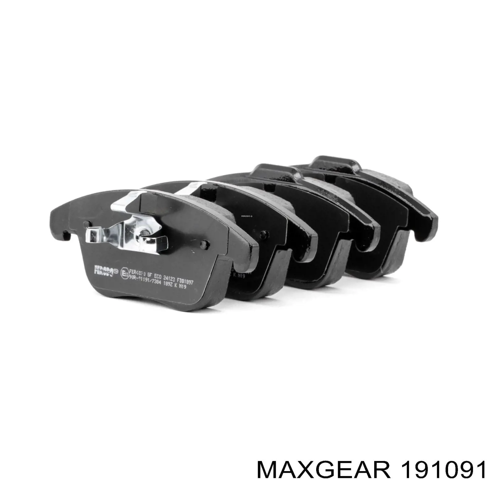 Передні тормозні колодки 191091 Maxgear