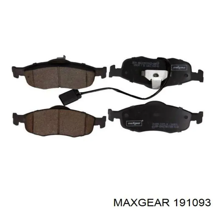 Колодки гальмівні передні, дискові 191093 Maxgear