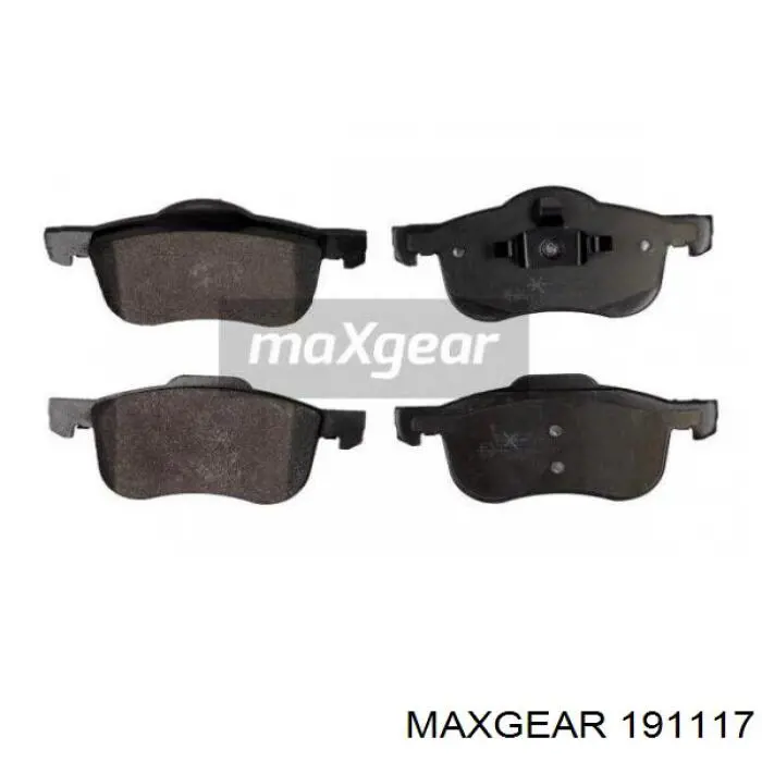 191117 Maxgear Передні гальмівні колодки