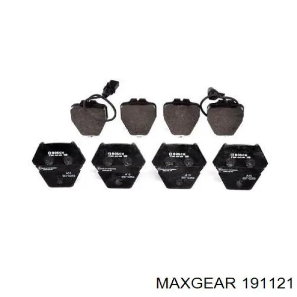191121 Maxgear Передні гальмівні колодки