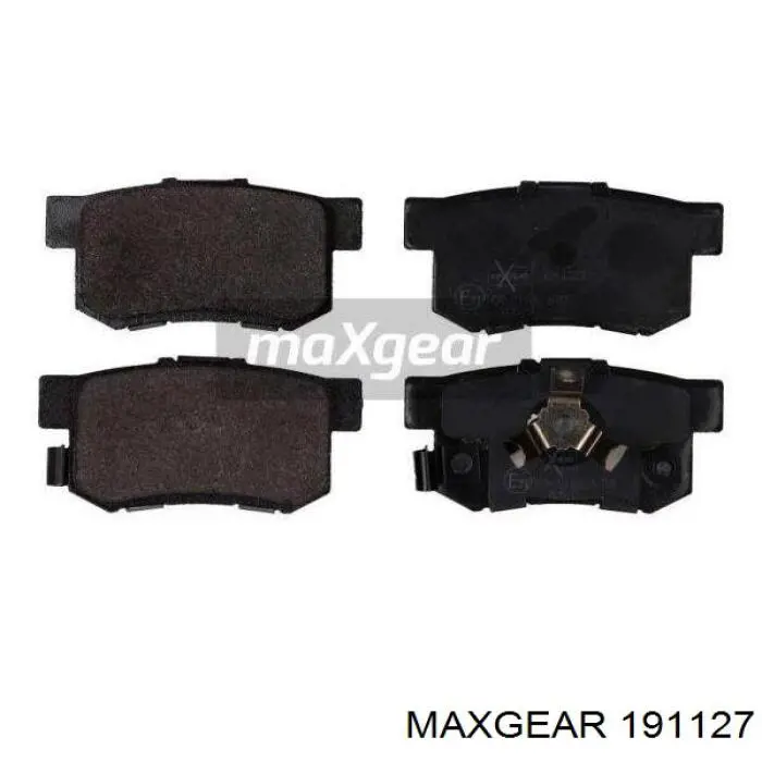 191127 Maxgear Колодки гальмівні задні, дискові
