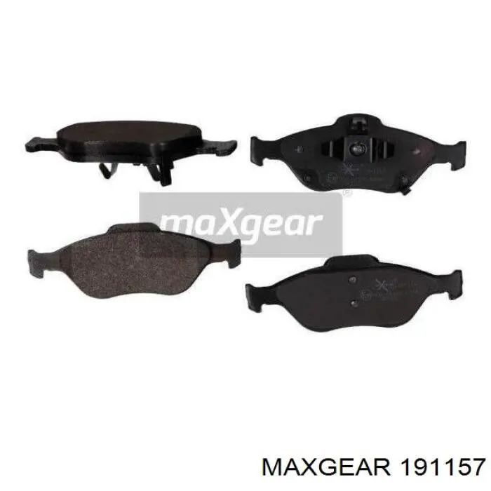 191157 Maxgear Передні гальмівні колодки