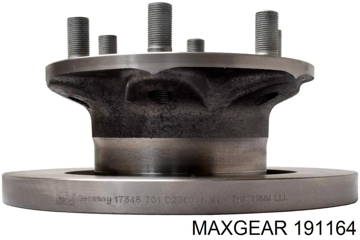 191164 Maxgear диск гальмівний передній