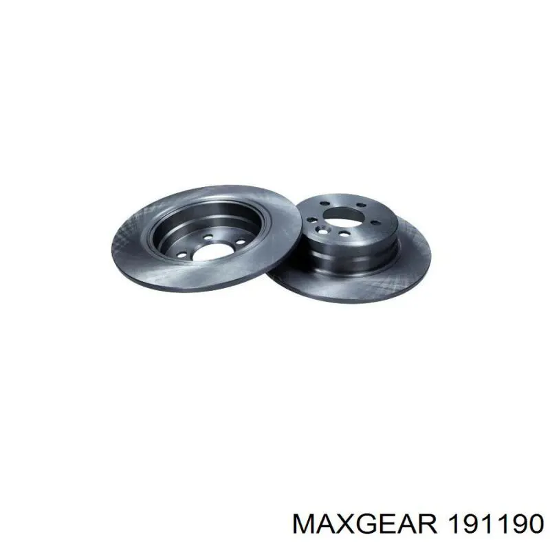 Гальмівні диски 191190 Maxgear