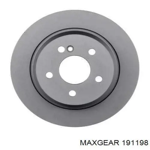 Диск гальмівний задній Maxgear 191198