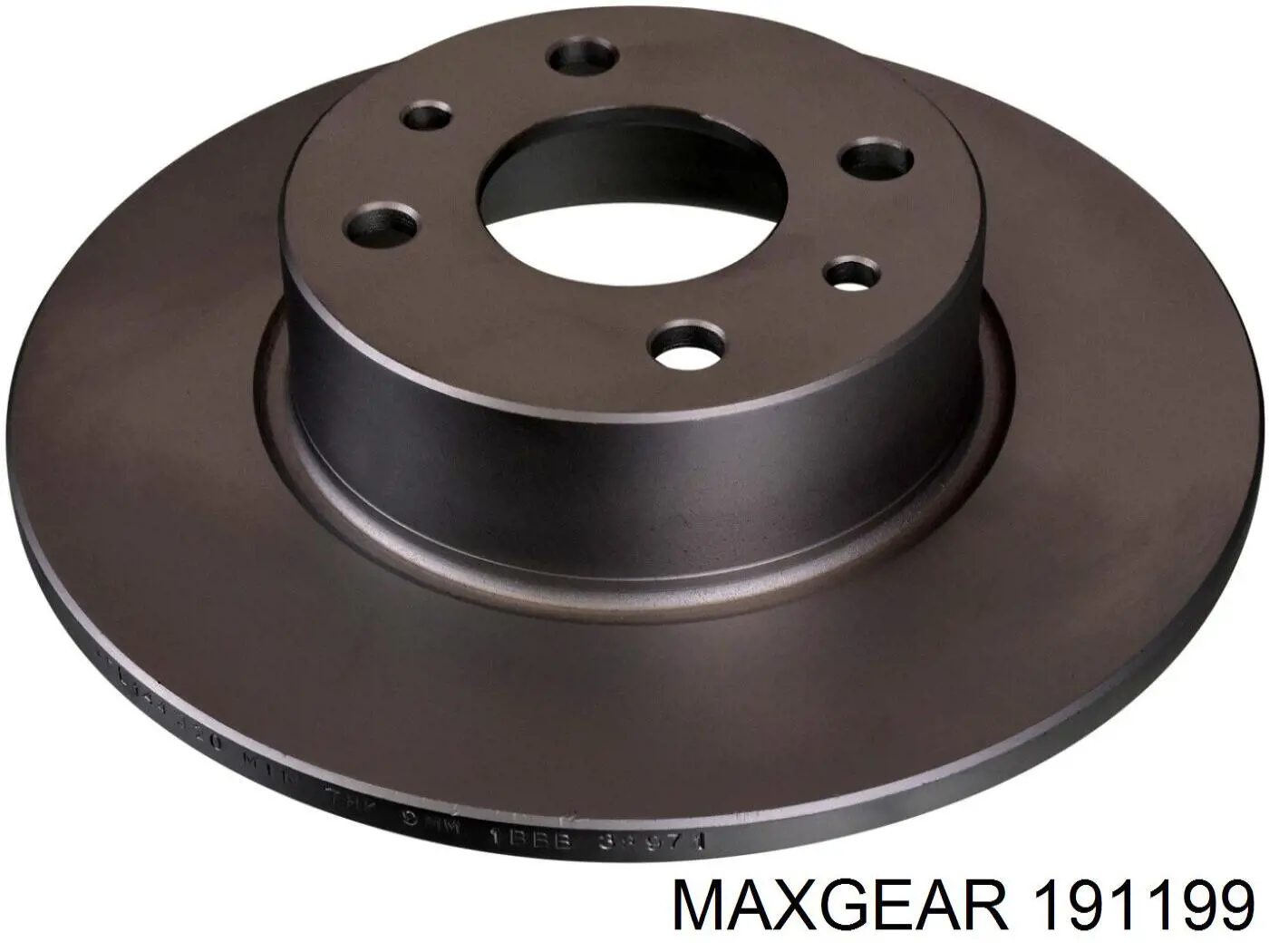 191199 Maxgear диск гальмівний задній