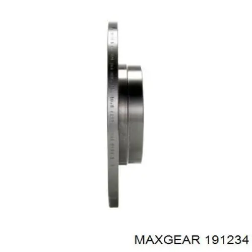 Диск гальмівний передній Maxgear 191234