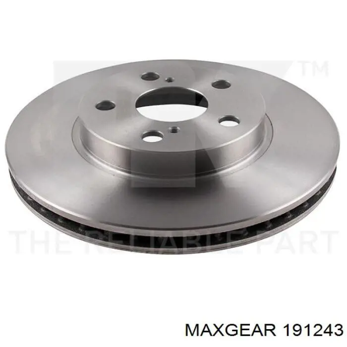 Диск гальмівний передній Maxgear 191243
