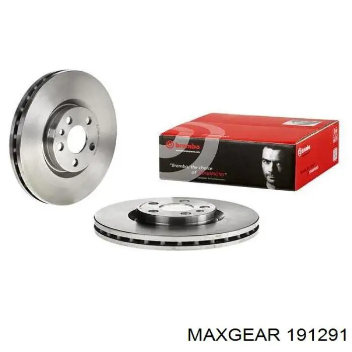 Гальмівні диски передні 191291 Maxgear