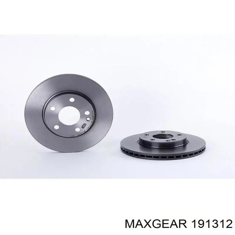 Диск переднього гальма Maxgear 191312 ціна, від 39.43 USD