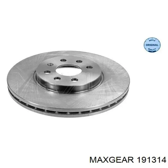 191314 Maxgear диск гальмівний передній