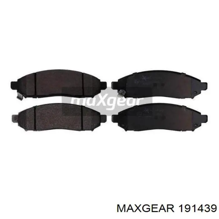 Передні тормозні колодки 191439 Maxgear