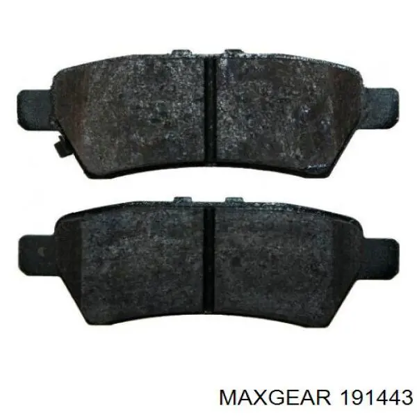 191443 Maxgear Колодки гальмівні задні, дискові