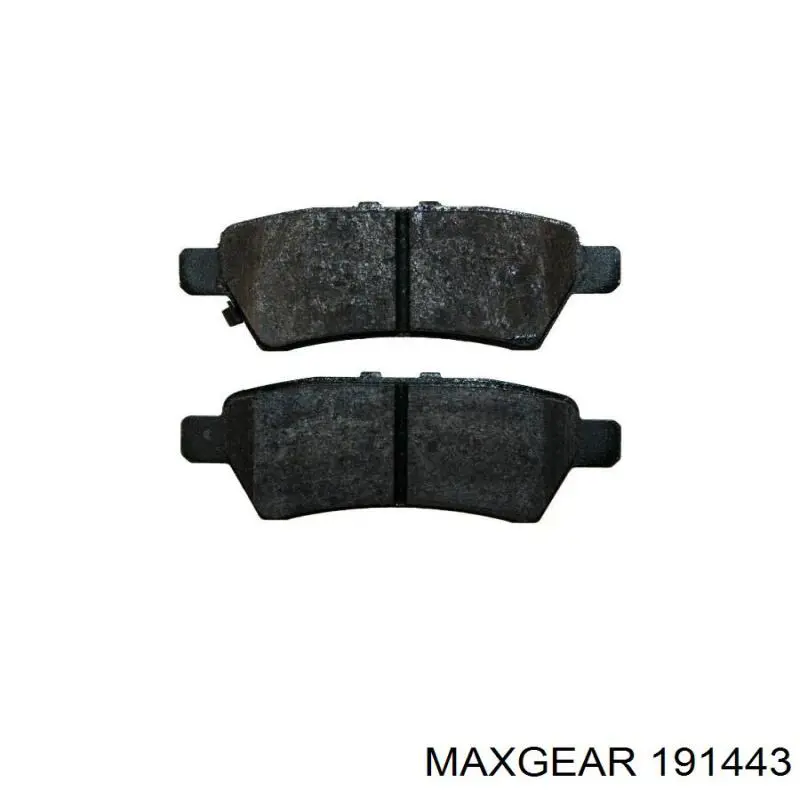 Задні гальмівні колодки Maxgear 191443 ціна, від 18.14 USD