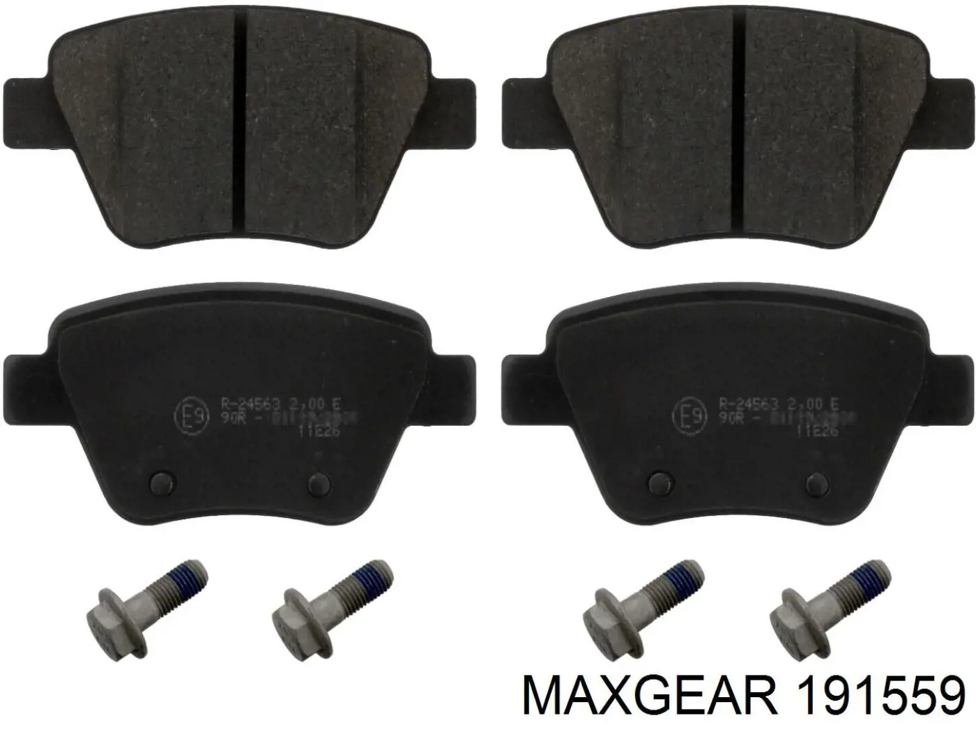 Задні гальмівні колодки Maxgear 191559 ціна, від 16.65 USD