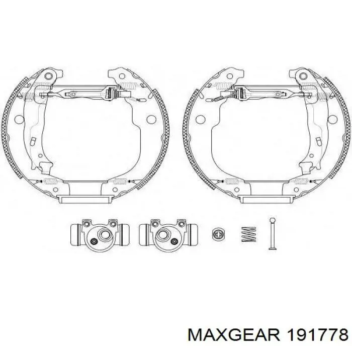 Колодки гальмові задні, барабанні 1611451580 Peugeot/Citroen