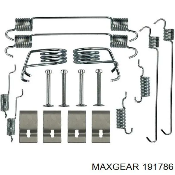 191786 Maxgear Колодки гальмівні задні, барабанні