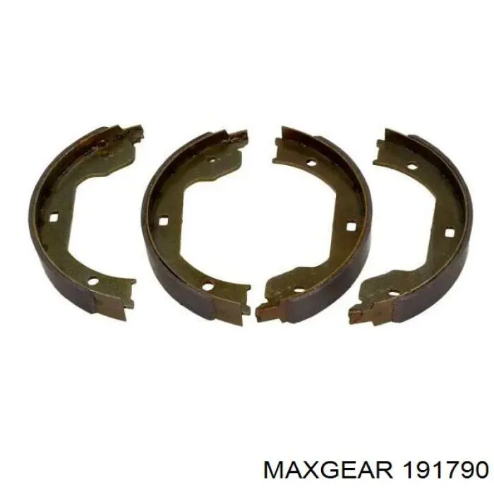 191790 Maxgear Гальмівні колодки ручника