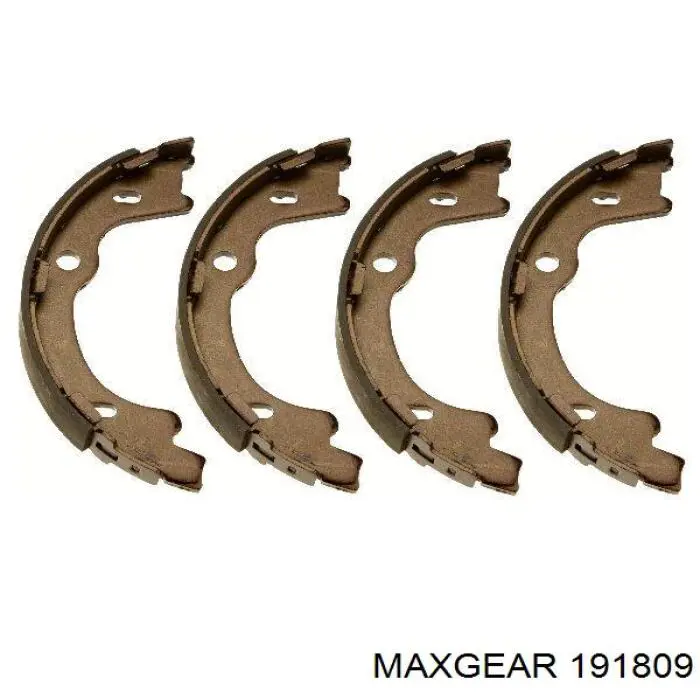 191809 Maxgear Колодки ручника/ стояночного тормоза