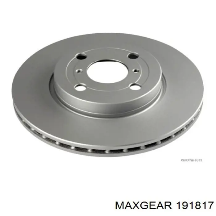 Гальмівні диски передні 191817 Maxgear