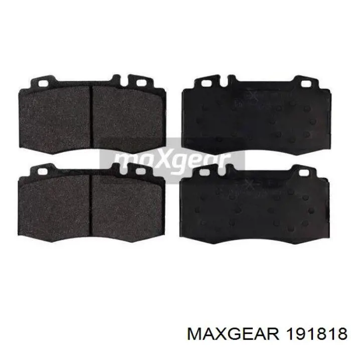 191818 Maxgear Передні гальмівні колодки
